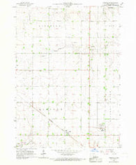 Greenville Iowa Historical topographic map, 1:24000 scale, 7.5 X 7.5 Minute, Year 1966