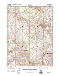 Grimes Iowa Historical topographic map, 1:24000 scale, 7.5 X 7.5 Minute, Year 2013