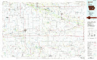Grinnell Iowa Historical topographic map, 1:100000 scale, 30 X 60 Minute, Year 1984
