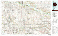 Grinnell Iowa Historical topographic map, 1:100000 scale, 30 X 60 Minute, Year 1984