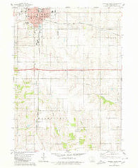 Grinnell South Iowa Historical topographic map, 1:24000 scale, 7.5 X 7.5 Minute, Year 1979