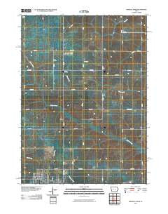 Grinnell North Iowa Historical topographic map, 1:24000 scale, 7.5 X 7.5 Minute, Year 2010