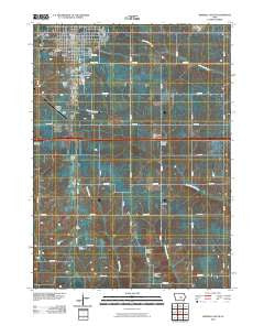 Grinnell South Iowa Historical topographic map, 1:24000 scale, 7.5 X 7.5 Minute, Year 2010
