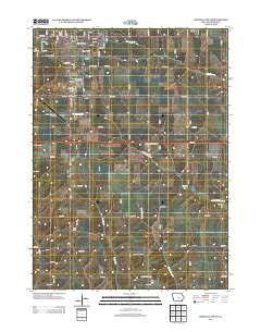 Grinnell South Iowa Historical topographic map, 1:24000 scale, 7.5 X 7.5 Minute, Year 2013
