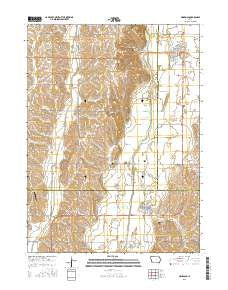 Griswold Iowa Current topographic map, 1:24000 scale, 7.5 X 7.5 Minute, Year 2015