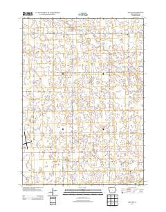 Gruver Iowa Historical topographic map, 1:24000 scale, 7.5 X 7.5 Minute, Year 2013