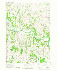 Gunder Iowa Historical topographic map, 1:24000 scale, 7.5 X 7.5 Minute, Year 1965