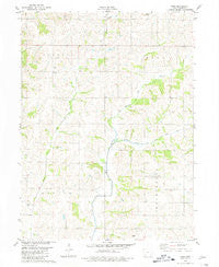 Guss Iowa Historical topographic map, 1:24000 scale, 7.5 X 7.5 Minute, Year 1980