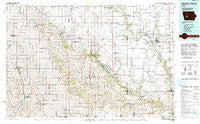 Guthrie Center Iowa Historical topographic map, 1:100000 scale, 30 X 60 Minute, Year 1993