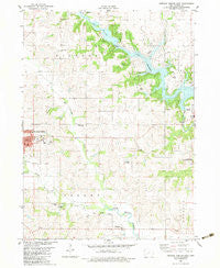 Guthrie Center East Iowa Historical topographic map, 1:24000 scale, 7.5 X 7.5 Minute, Year 1982