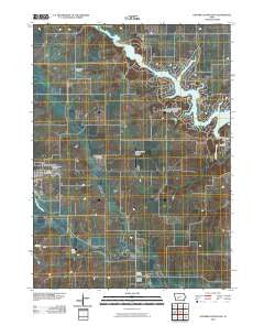 Guthrie Center East Iowa Historical topographic map, 1:24000 scale, 7.5 X 7.5 Minute, Year 2010