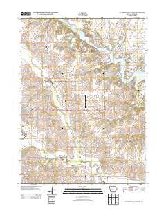 Guthrie Center East Iowa Historical topographic map, 1:24000 scale, 7.5 X 7.5 Minute, Year 2013