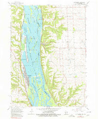 Guttenberg Iowa Historical topographic map, 1:24000 scale, 7.5 X 7.5 Minute, Year 1962
