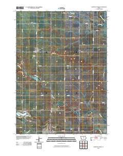 Hampton North Iowa Historical topographic map, 1:24000 scale, 7.5 X 7.5 Minute, Year 2010