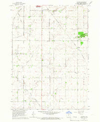 Hanford Iowa Historical topographic map, 1:24000 scale, 7.5 X 7.5 Minute, Year 1959