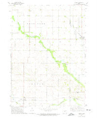 Hansell Iowa Historical topographic map, 1:24000 scale, 7.5 X 7.5 Minute, Year 1972