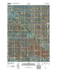 Hansell Iowa Historical topographic map, 1:24000 scale, 7.5 X 7.5 Minute, Year 2010