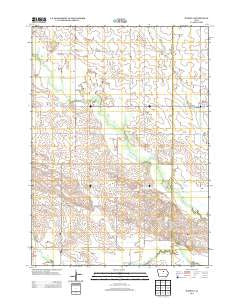 Hansell Iowa Historical topographic map, 1:24000 scale, 7.5 X 7.5 Minute, Year 2013