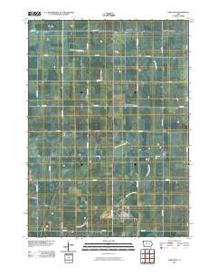 Harcourt Iowa Historical topographic map, 1:24000 scale, 7.5 X 7.5 Minute, Year 2010