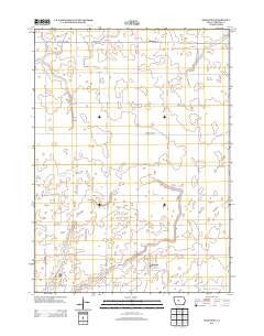Harcourt Iowa Historical topographic map, 1:24000 scale, 7.5 X 7.5 Minute, Year 2013