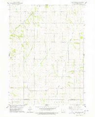 Hard Scratch Iowa Historical topographic map, 1:24000 scale, 7.5 X 7.5 Minute, Year 1978
