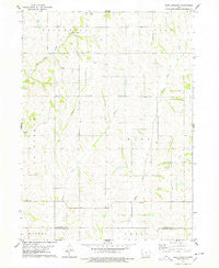 Hard Scratch Iowa Historical topographic map, 1:24000 scale, 7.5 X 7.5 Minute, Year 1978