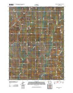 Hard Scratch Iowa Historical topographic map, 1:24000 scale, 7.5 X 7.5 Minute, Year 2010