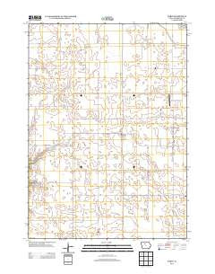Hardy Iowa Historical topographic map, 1:24000 scale, 7.5 X 7.5 Minute, Year 2013