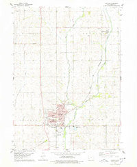 Harlan Iowa Historical topographic map, 1:24000 scale, 7.5 X 7.5 Minute, Year 1978