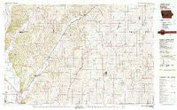 Harlan Iowa Historical topographic map, 1:100000 scale, 30 X 60 Minute, Year 1980