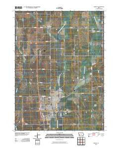 Harlan Iowa Historical topographic map, 1:24000 scale, 7.5 X 7.5 Minute, Year 2010