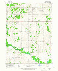Harper Iowa Historical topographic map, 1:24000 scale, 7.5 X 7.5 Minute, Year 1965