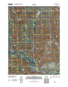 Harper Iowa Historical topographic map, 1:24000 scale, 7.5 X 7.5 Minute, Year 2010