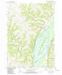 Harpers Ferry Iowa Historical topographic map, 1:24000 scale, 7.5 X 7.5 Minute, Year 1983