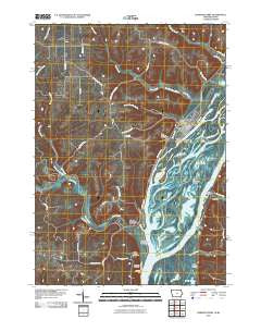 Harpers Ferry Iowa Historical topographic map, 1:24000 scale, 7.5 X 7.5 Minute, Year 2010