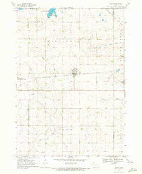 Harris Iowa Historical topographic map, 1:24000 scale, 7.5 X 7.5 Minute, Year 1970