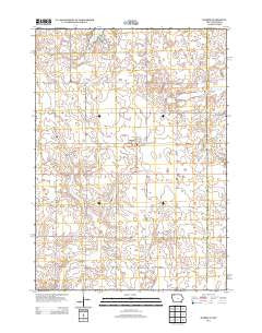 Harris Iowa Historical topographic map, 1:24000 scale, 7.5 X 7.5 Minute, Year 2013