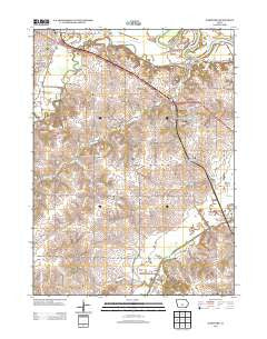 Hartford Iowa Historical topographic map, 1:24000 scale, 7.5 X 7.5 Minute, Year 2013