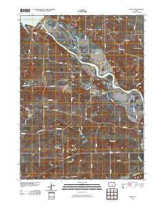 Harvey Iowa Historical topographic map, 1:24000 scale, 7.5 X 7.5 Minute, Year 2010