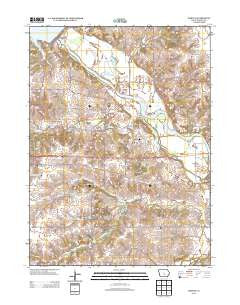Harvey Iowa Historical topographic map, 1:24000 scale, 7.5 X 7.5 Minute, Year 2013