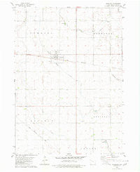 Havelock Iowa Historical topographic map, 1:24000 scale, 7.5 X 7.5 Minute, Year 1980