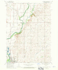 Hawarden North Iowa Historical topographic map, 1:24000 scale, 7.5 X 7.5 Minute, Year 1968