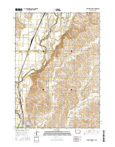 Hawarden North Iowa Current topographic map, 1:24000 scale, 7.5 X 7.5 Minute, Year 2015