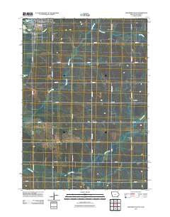 Hawarden South Iowa Historical topographic map, 1:24000 scale, 7.5 X 7.5 Minute, Year 2011