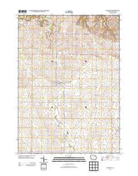Hawkeye Iowa Historical topographic map, 1:24000 scale, 7.5 X 7.5 Minute, Year 2013