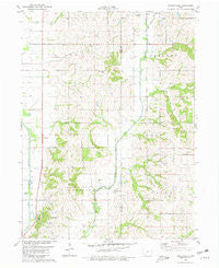 Hawleyville Iowa Historical topographic map, 1:24000 scale, 7.5 X 7.5 Minute, Year 1980