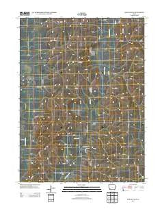 Hawleyville Iowa Historical topographic map, 1:24000 scale, 7.5 X 7.5 Minute, Year 2013