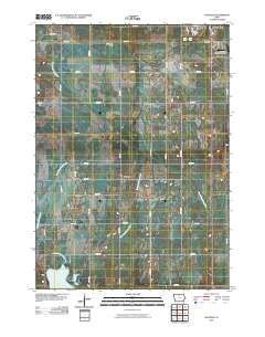 Hayfield Iowa Historical topographic map, 1:24000 scale, 7.5 X 7.5 Minute, Year 2010