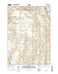 Hayfield Iowa Current topographic map, 1:24000 scale, 7.5 X 7.5 Minute, Year 2015