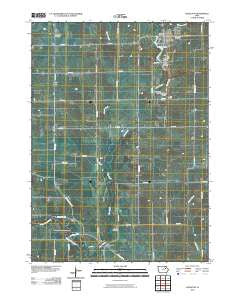 Hazleton Iowa Historical topographic map, 1:24000 scale, 7.5 X 7.5 Minute, Year 2010